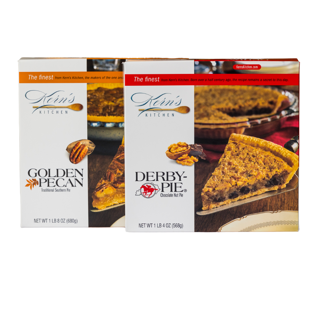 Derby-Pie® chocolate nut pie & Golden Pecan pie Bundle